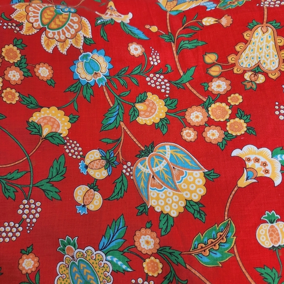 Vintage 70s Floral Union Made Fit & Flare Dress - Picture 7 of 12